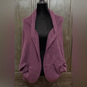 Vintage WinWin Burgundy/purple sweater cover/ wrap/Shawl - 1 size